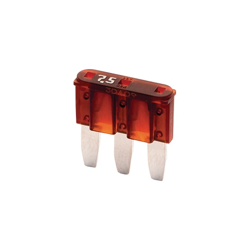 Blade fuse Micro 3 7.5A brown