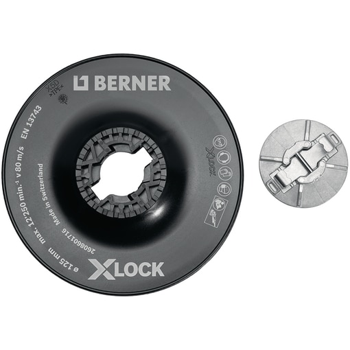 BACKING PAD FIBER DISC X-LOCK