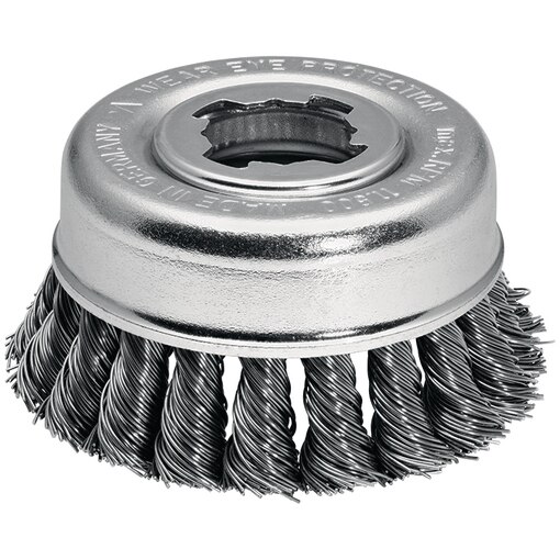 BRAID-POT BRUSH  75MM X-LOCK