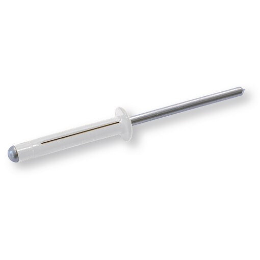 Rivet aveugle 4,8X20,5 alu/alu blanc