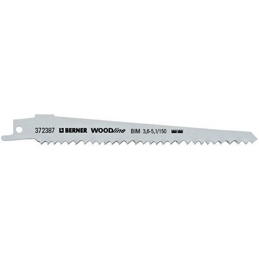 Lame scie sabre WOODline BIM Curve 3,6-5,1/150 Top