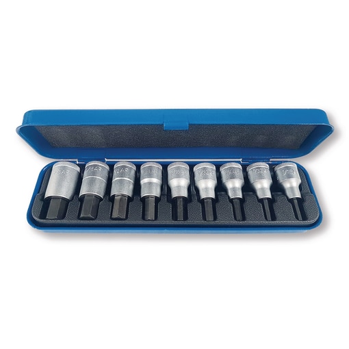 Boels Gedore HEX bit set inch 1/2