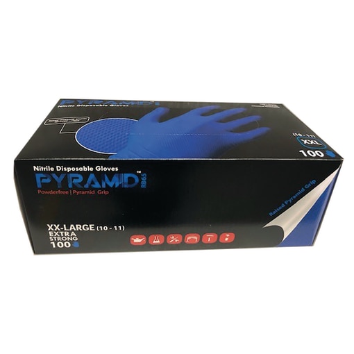 Disp. Glove Nitrile Blue Grip