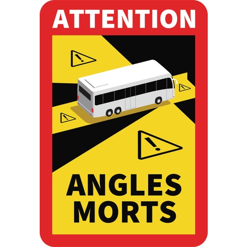 Blind Spot Sticker Bus