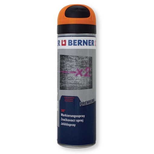 Spray de marquage PREMIUMline, orange, 500 ml, 180°