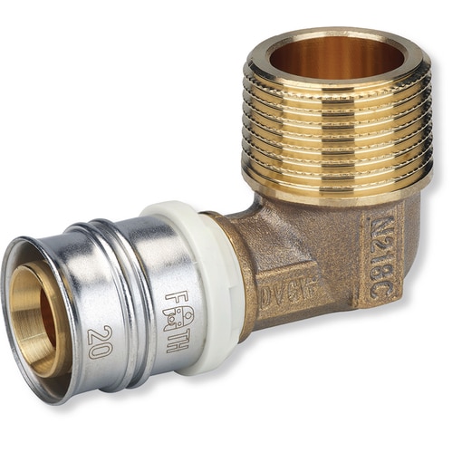Coude filetage mâle 4MS