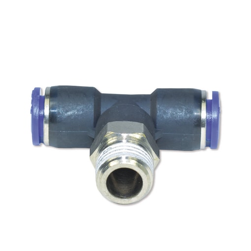 Racor T  Ø10 mm con rosca cónica 3/8