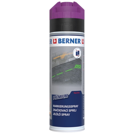 MARKIERSPRAY PREM PURPLE 500ML