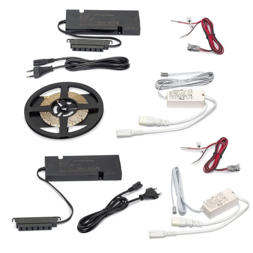 Kit di strisce LED Lynx Premium 9,6W/m IP20 (12V DC), DOOR, Tecnoplastica