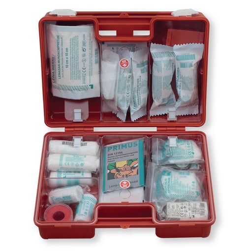 First aid box type 1 plastic