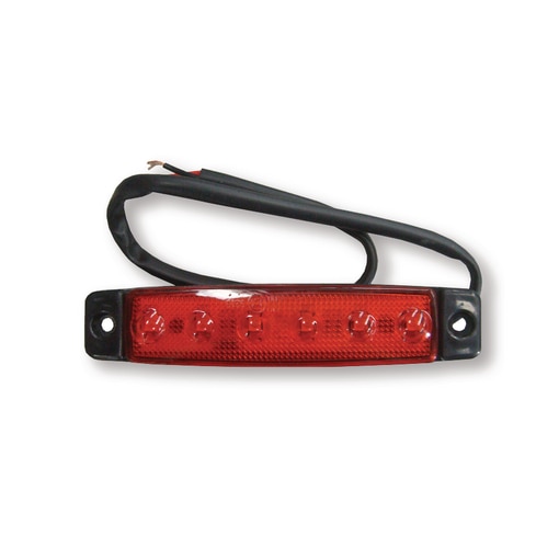 Fanale d'ingombro 6 Led rosso