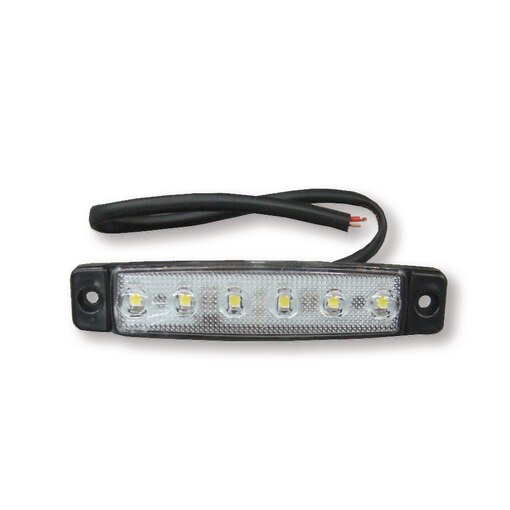 Fanale d'ingombro 6 Led bianco