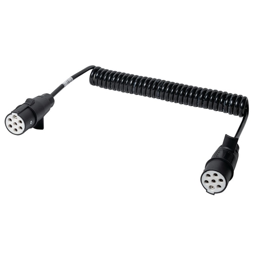 Cordón espiral premium de plástico de 24 V 7P S