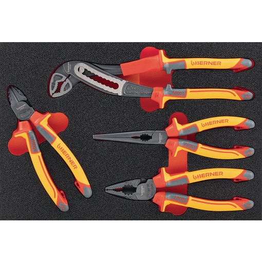 VDE PLIERS SET MX IN FOAM