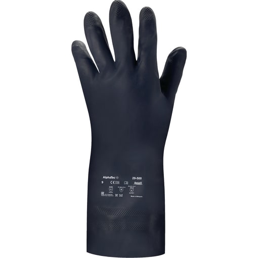 Chemical safety glove neoprene