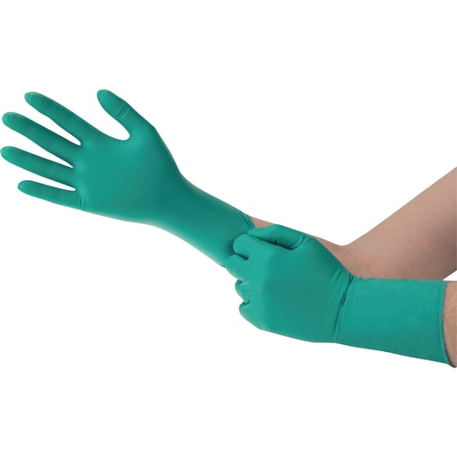 Disposal gloves - black nitrile