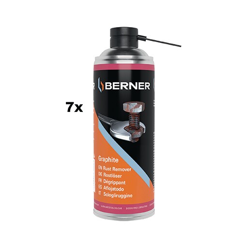 7er-Pack Rostlöser Graphit