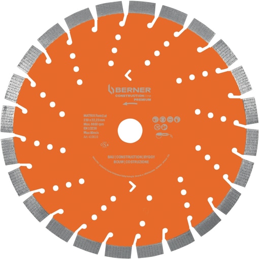 Diamond disc CONSTRUCTIONline Matrix Fast Cut 125x22,2 mm Premium