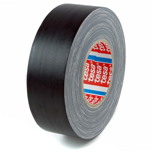 Lerretstape Tesa 53949 Scenetape 50mm x 50m Sort matt