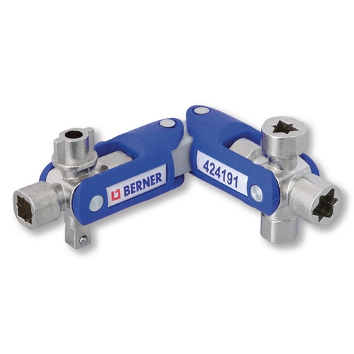 Universal double joint key quadro