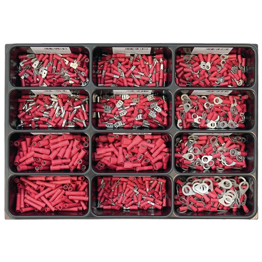 ASSORTMENT INSUL.CONN. RED