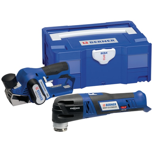 Cordless planer BACP BL 12 V & Cordless oscillator BACOT Starlock 12 V, in BC+