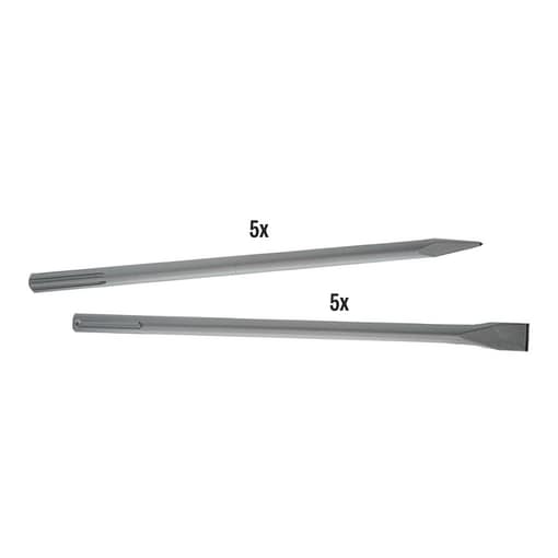 Flachmeißel und Spitzmeißel SDS-max