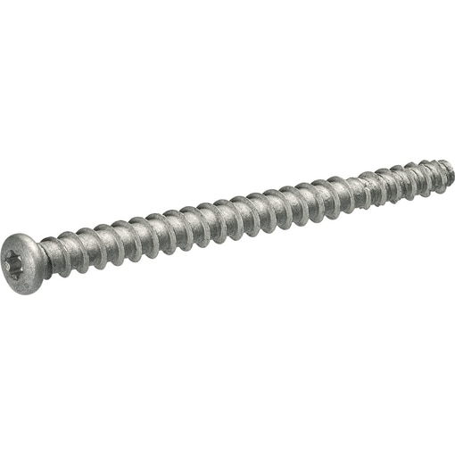 Screw for flat roofing, pan head, steel, Durocoat® coating, for concrete, adjustable