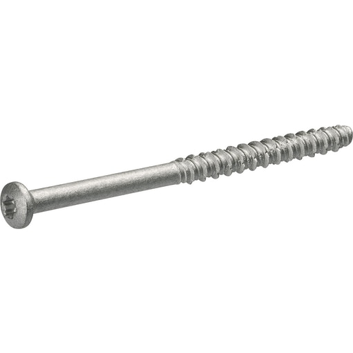 Screw for flat roofing, pan head, steel, Durocoat® coating, for concrete