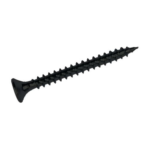 Black coated chipboard screw PZ