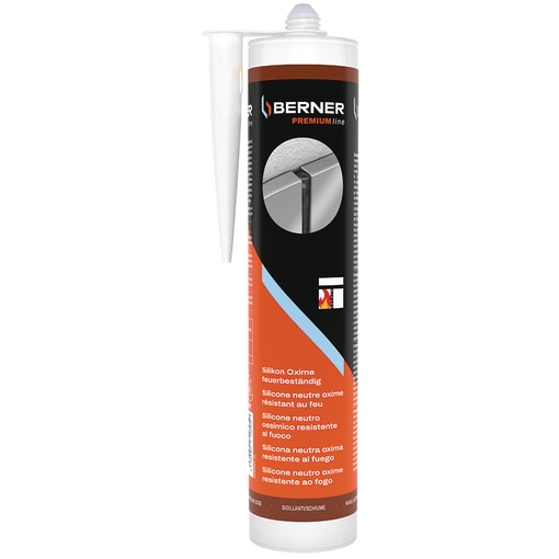 Brandwerende oxime siliconenkit 300 ml