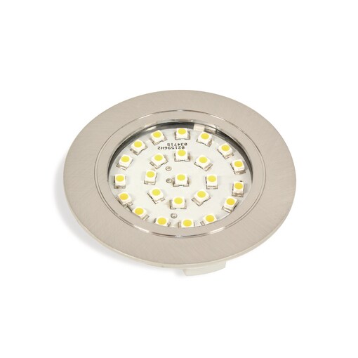 Applique Crux-in Blanc froid 6K nickel satiné