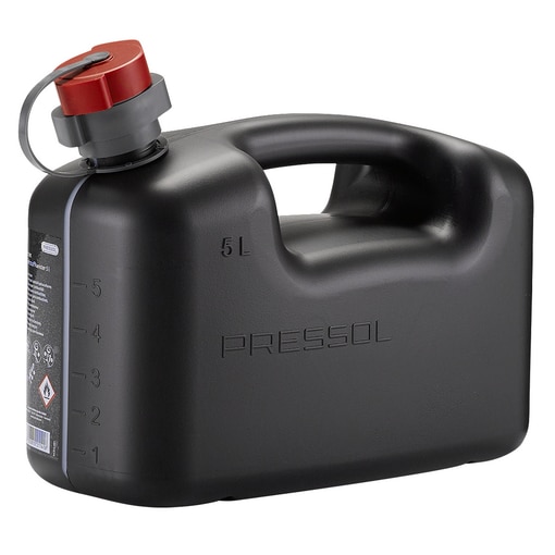 PLASTIC FUEL TANK BLACK 5 L