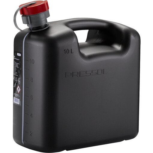 PLASTIC FUEL TANK BLACK 10 L