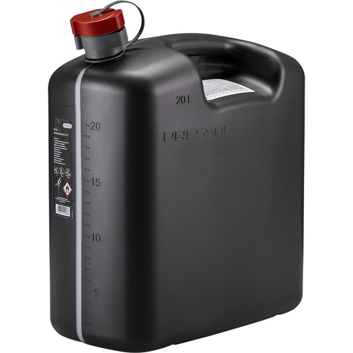 PLASTIC FUEL TANK BLACK 20 L