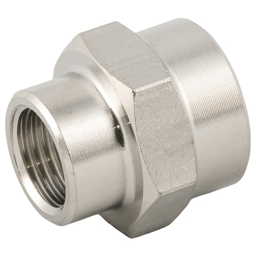 Manchon réduit laiton nickelé femelle filetage cylindrique