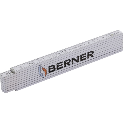 BERNER FOLDING RULE 2M WHITE