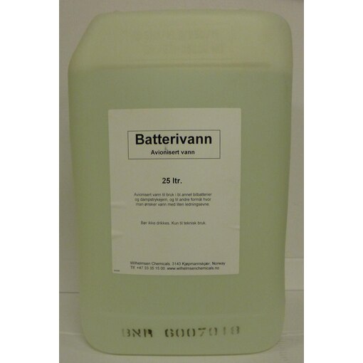 Batterivann 25L