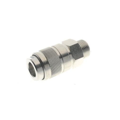 Coupleur mâle ISO 61 B DN 5,5 mm filetage cylindrique BSPP