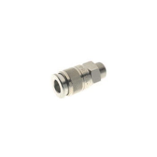 Coupleur multiprofil mâle ISO61 B et EURO DN 7,5 mm filetage cylindrique BSPP