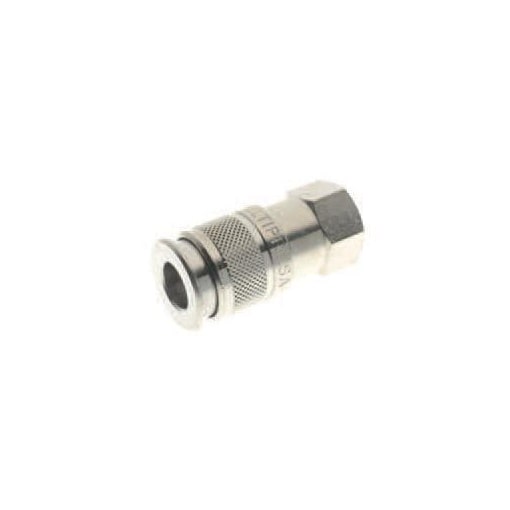 Coupleur multiprofil femelle ISO61 B et EURO DN 7,5 mm filetage cylindrique BSP