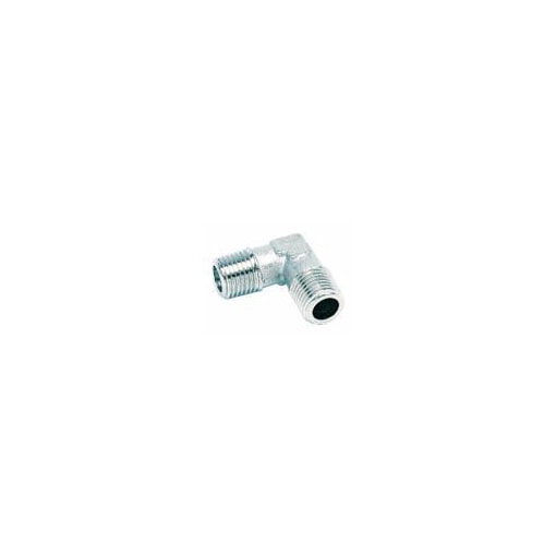 Equerre laiton nickelé mâles filetage cylindrique