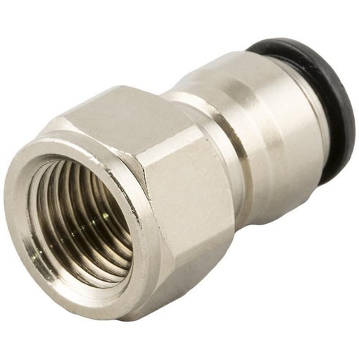 Raccord droit piquage femelle filetage cylindrique BSPP