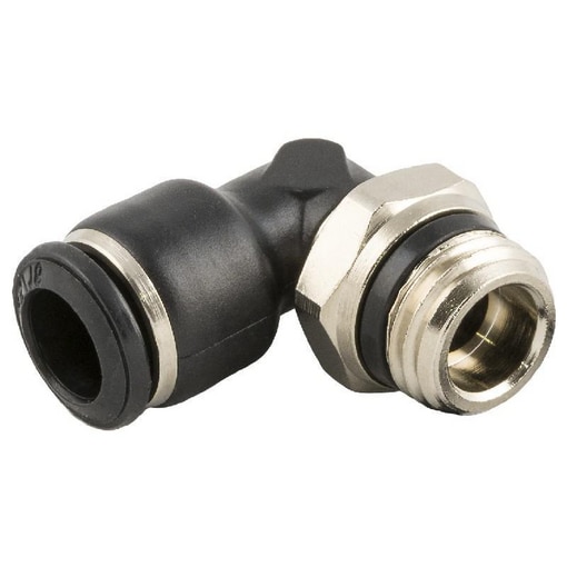 Raccord équerre orientable mâle filetage conique BSPT Universal Short