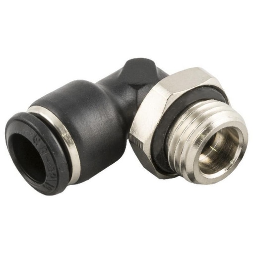 Raccord équerre orientable mâle filetage cylindrique BSPP