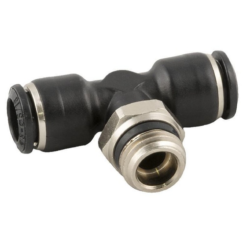 Raccord Té orientable à filetage mâle conique BSPT Universal Short