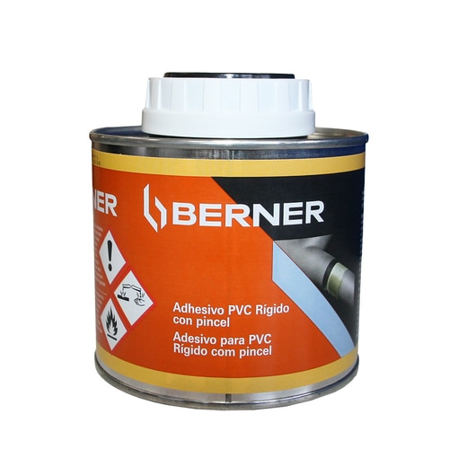 Adhesivo para tubería PVC rígido de presión con pincel, lata 500 ml