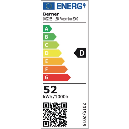 LED Projektør med ledning Lux 6000