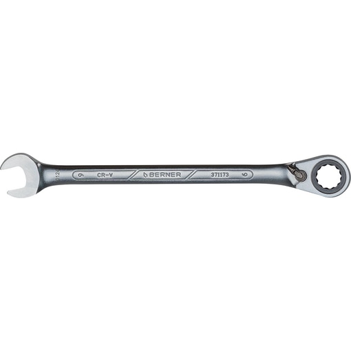 Combi Ratchet Spanner 15°, 9