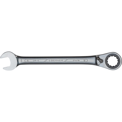 Combi Ratchet Spanner 15°, 14